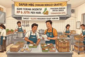 BGN Evaluasi Insentif Dapur MBG Rp6 Juta per Hari, Potensi Pemborosan Rp1 Triliun Jadi Sorotan